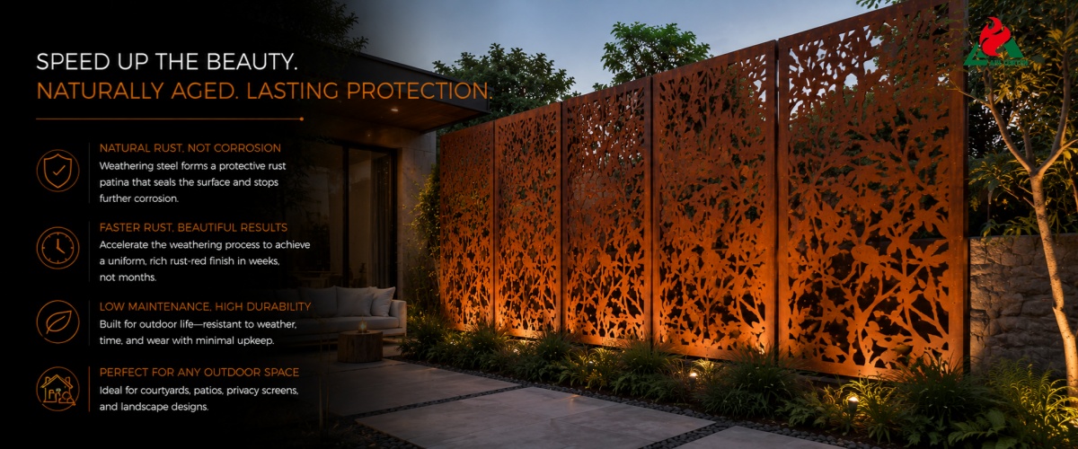 metal outdoor privacy screen